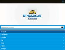 Tablet Screenshot of dinamicarautomoveis.com.br